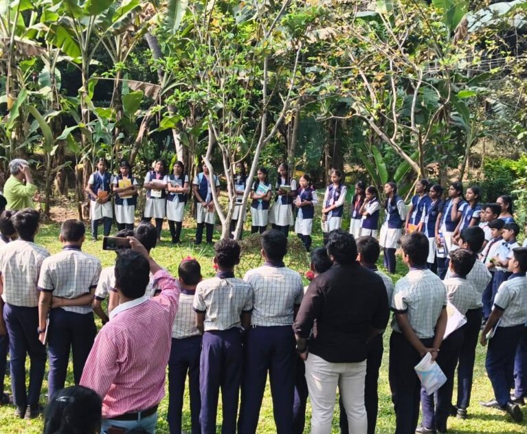Arivuthottam celebrated National Science Day 2028 with great enthusiasm, welcoming Mathematics Scientist Dr. R. Ramanujam and Tamil Nadu Science Movement District President Mr. M. Siluppan. Students from Little Flower School, Gudiyatham participated in inspiring events, took the Science Day Oath, and interacted with the scientist, making the day a memorable celebration of knowledge and scientific spirit.
